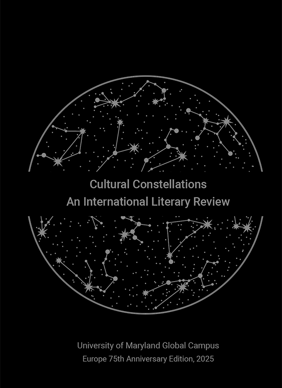image shows the constellations on a black background 